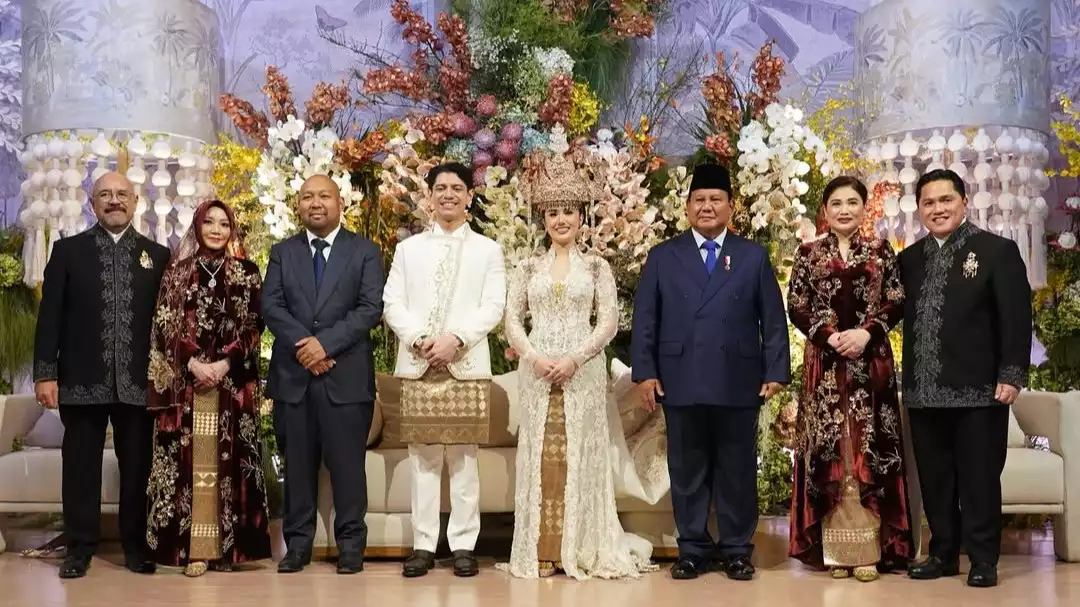 Pernikahan anak Erick Thohir dihadiri Presiden Prabowo Subianto