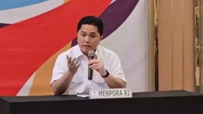 Menteri Pemuda dan Olahraga Erick Thohir