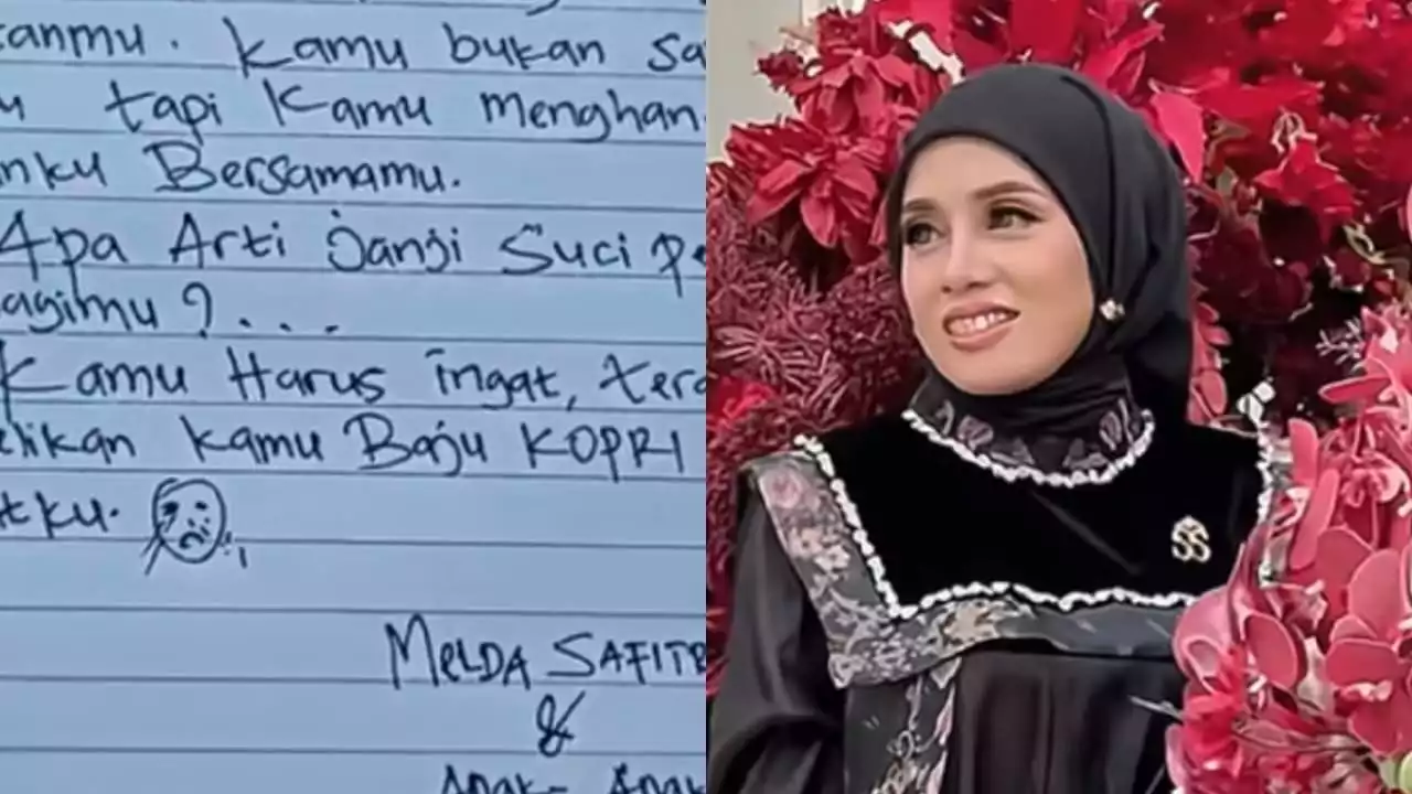 Jatuh Air Mata Melda Safitri Ungkap Tabiat Suami Selama Ini, Istri yang Berjuang Belikan Baju Korpri