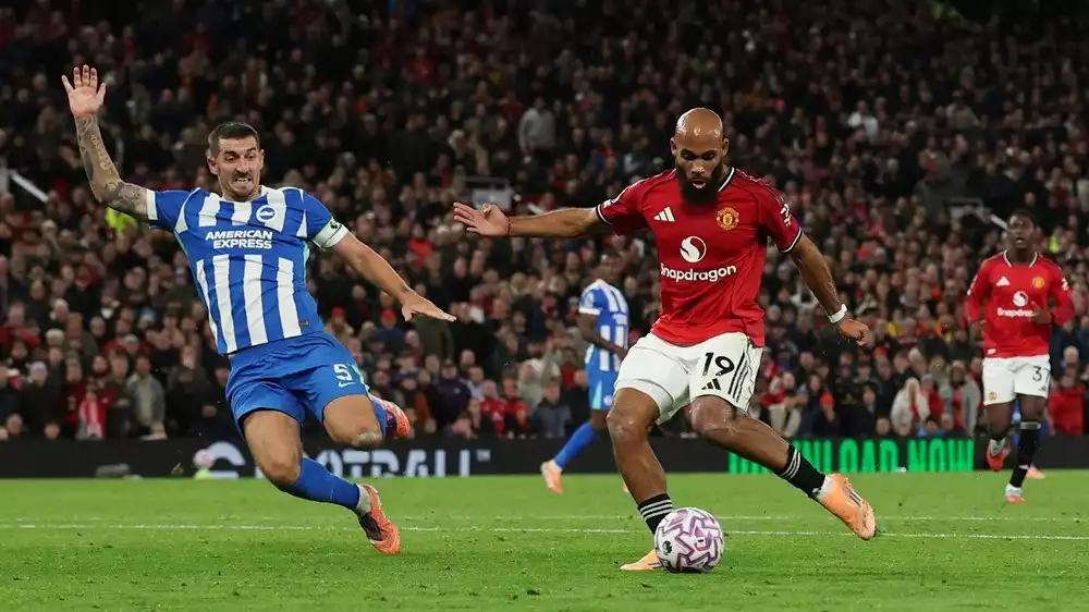 Bryan Mbeumo bantu Manchester United kalahkan Brighton 4-2