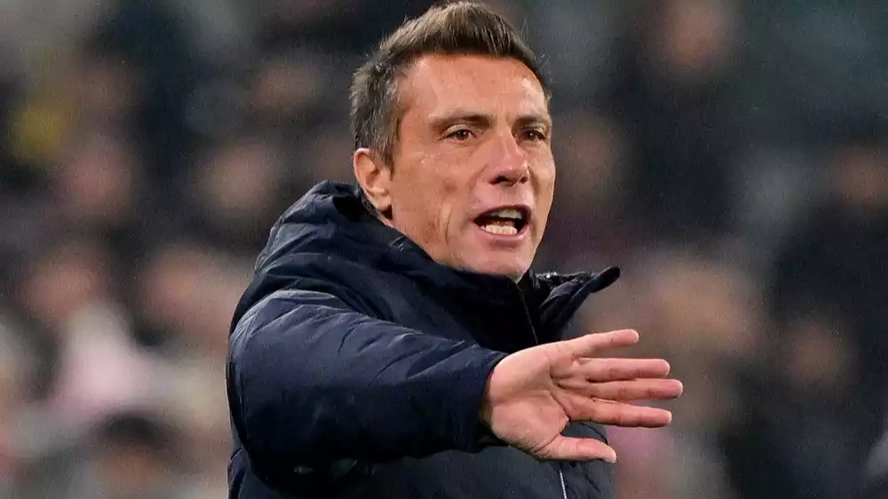 Pelatih interim Juventus Massimo Brambilla