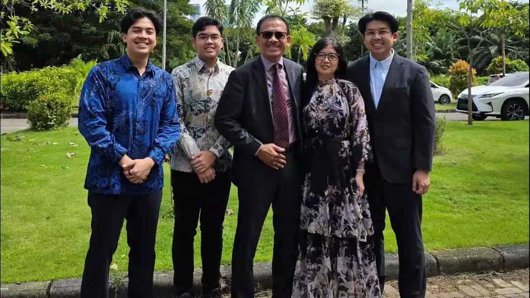 Foto keluarga Jerome Polin