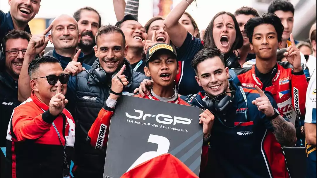 Pembalap Indonesia, Kiandra Ramadhipa juara di ETC Catalunya 2025