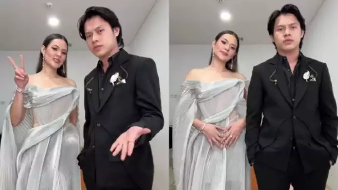 Raisa pamer outfit bareng Rony Parulian