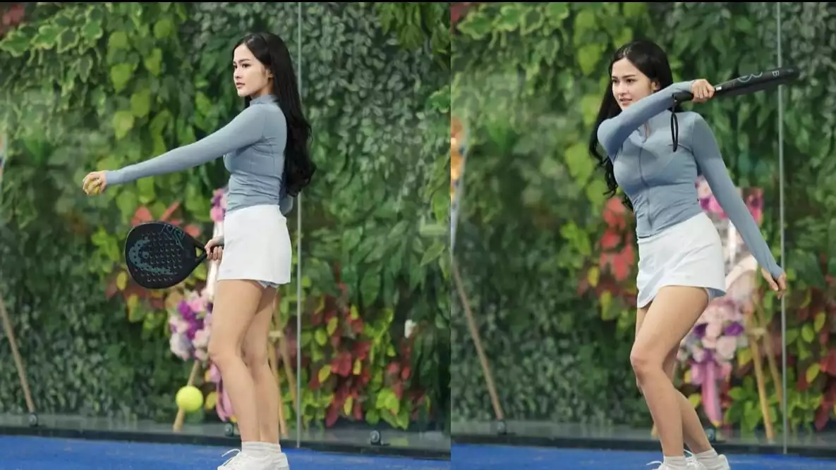 Istri Denny Caknan, Bella Bonita main padel