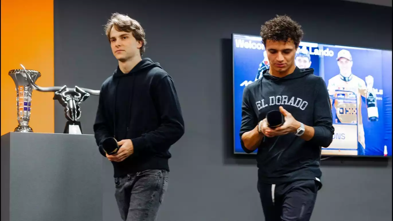 Oscar Piastri dan Lando Norris