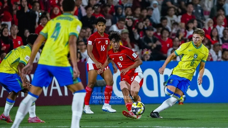 Timnas Indonesia vs Brasil
