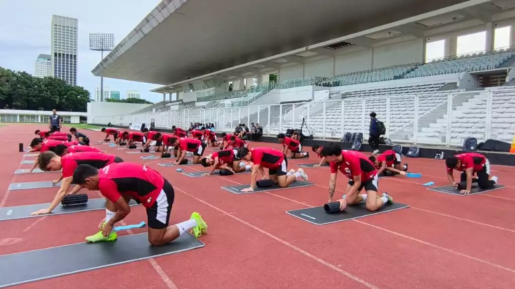 Latihan Timnas Indonesia U-22