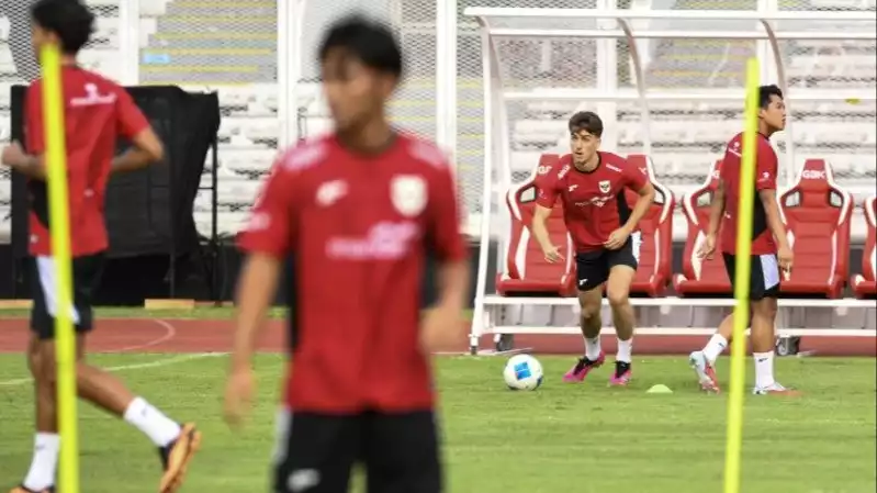 Pemain Timnas Indonesia U22 Mauro Zijlstra