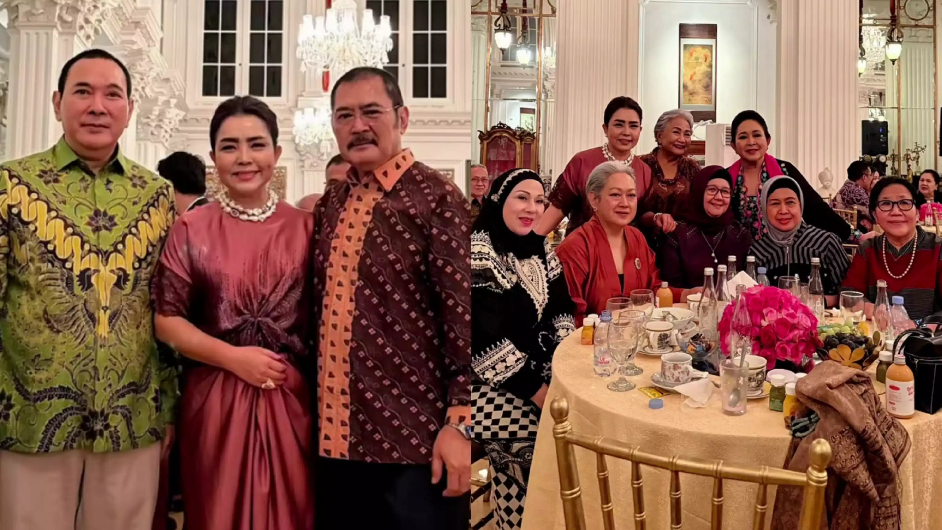 Mayangsari bersama keluarga Cendana