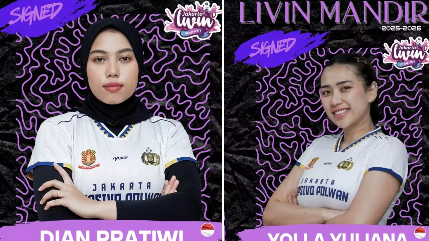 Yolla Yuliana dan Dian Pratiwi gabung Jakarta Livin mandiri