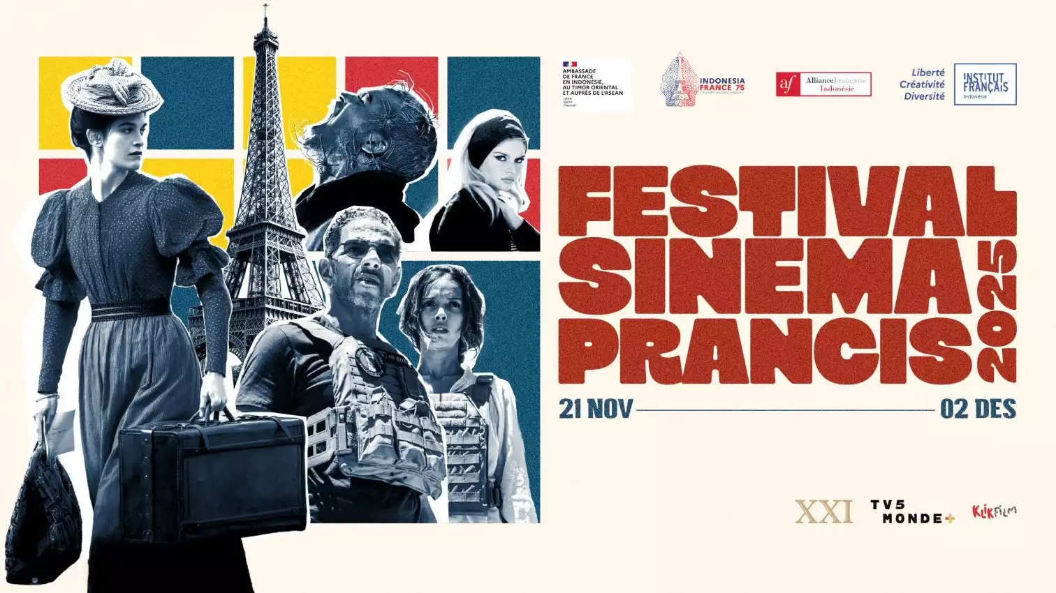 Poster Festival Sinema Prancis 2025