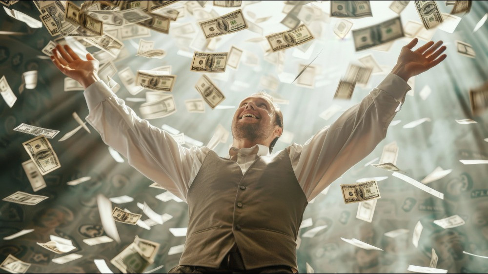 Ilustrasi Hujan Uang - Ramalan Keuangan