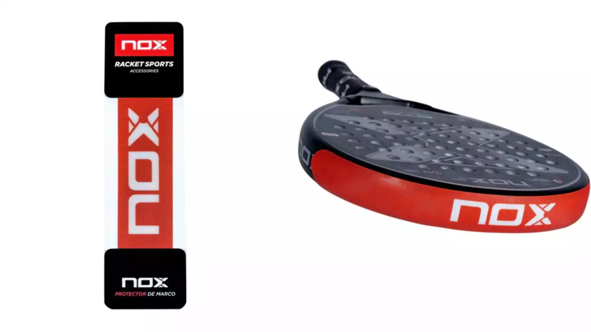 Frame protector untuk raket padel merek NOX