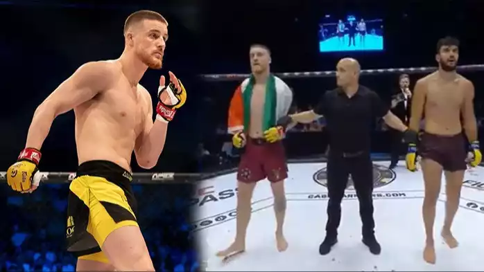 Paddy McCorry, petarung MMA asal Irlandia yang mendukung Palestina.