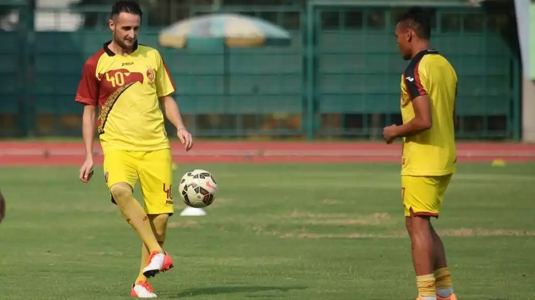 Simone Quintieri Saat Memperkuat Sriwijaya FC