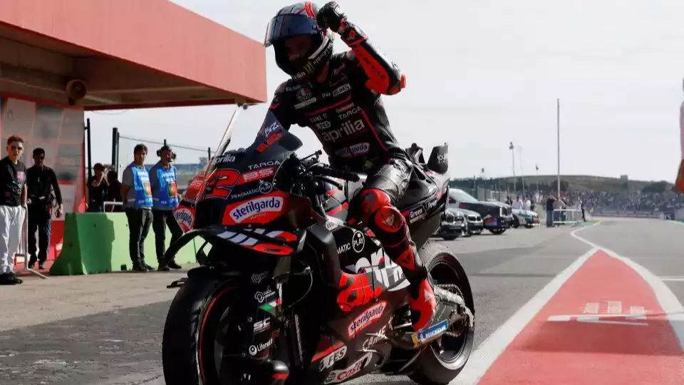 Aprilia hadiahkan RS-GP25 untuk Marco Bezzecchi yang tampil moncer di MotoGP 2025