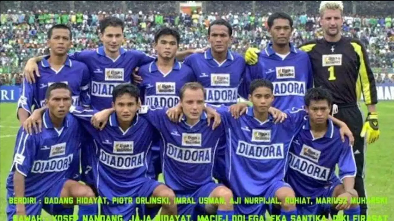 Skuad Persib Bandung era kepelatihan Marek Andrzej