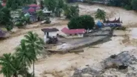 Ilustrasi Bencana Banjir Bandang dan Tanah Longsor di Sumatera-Aceh