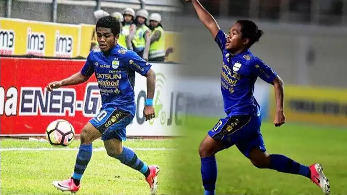 Billy Keraf saat memperkuat Persib Bandung.