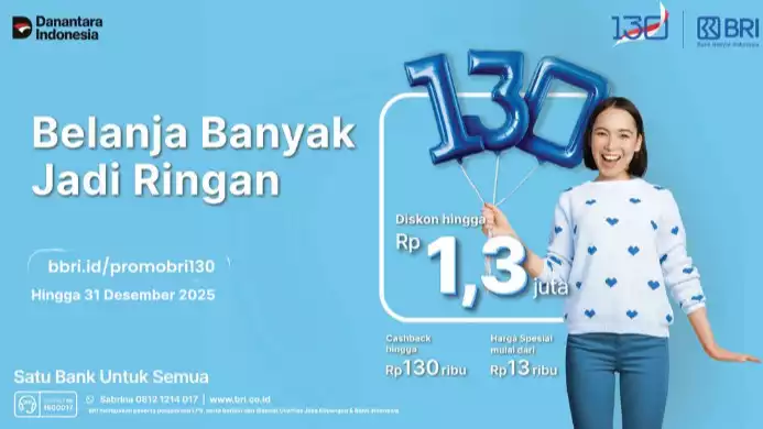 Promo spesial HUT BRI.