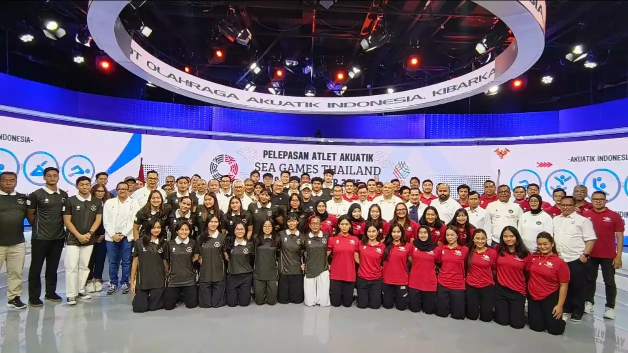 Pelepasan Atlet dan Ofisial Akuatik Indonesia untuk SEA Games 2025