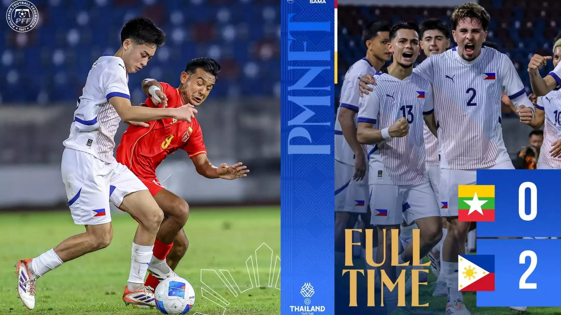 Myanmar vs Filipina di SEA Games 2025