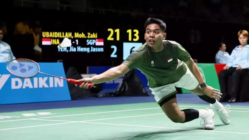 Tunggal putra Indonesia, Moh Zaki Ubaidilah di SEA Games 2025