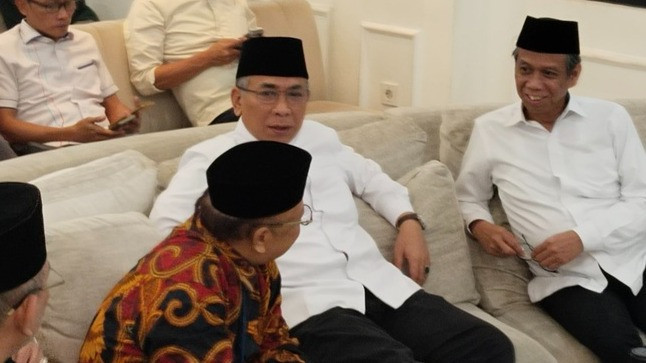 Gus Yahya Saat Hadiri Acara Diskusi di Kantor PBNU