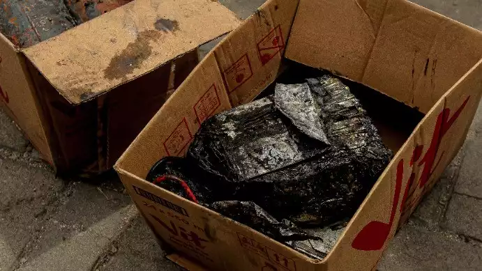 Penampakan Dua Baterai Drone Diduga Picu Kebakaran Gedung Terra Drone