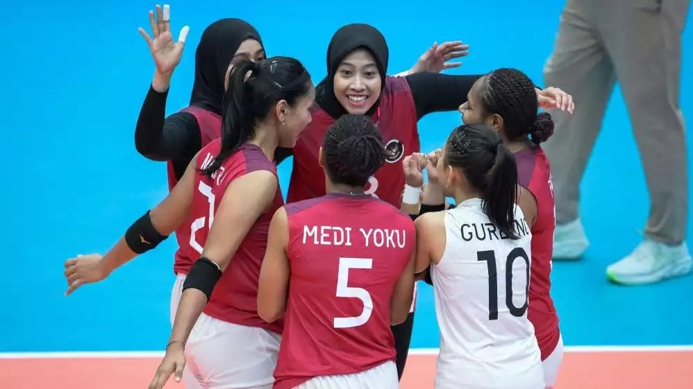 Megawati Hangestri, Medi Yoku dan pemain Timnas Voli Putri Indonesia di SEA Games 2025
