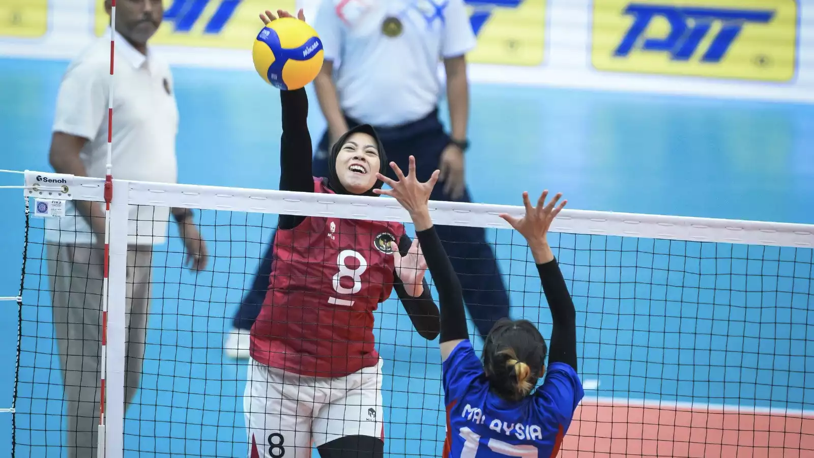 Timnas Voli Putri Indonesia vs Malaysia di SEA Games 2025