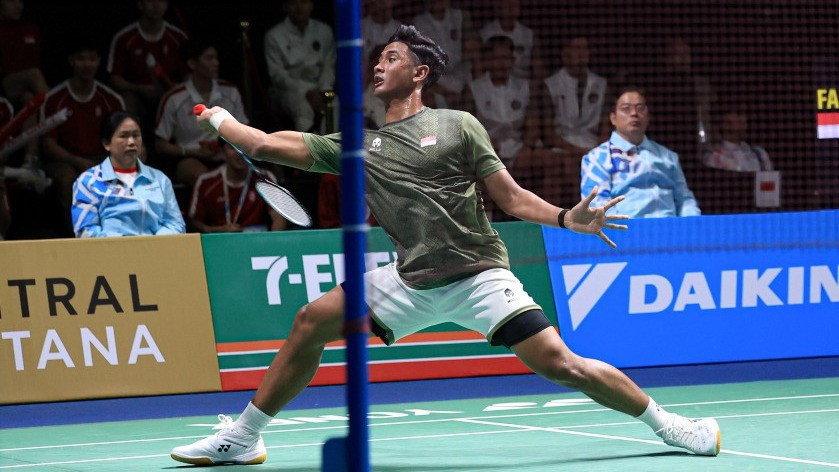 Pebulu tangkis tunggal putra Indonesia Alwi Farhan