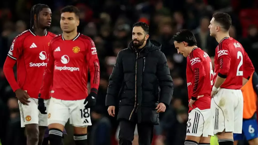Ruben Amorim beserta para pemain Manchester United