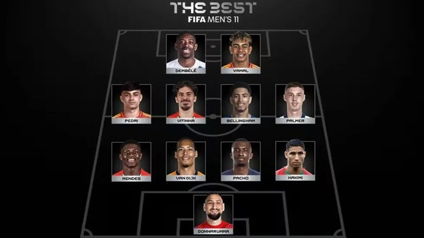 Daftar 11 Permain Terbaik FIFA 2025: Lamine Yamal Ikut Nangkring, Juara Liga Champions Mendominasi
            - galeri foto