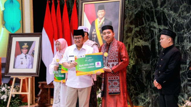 Pengumuman pemenang Grand Final Dai & Daiyah Pilihan Piala Gubernur Jakarta 2025.