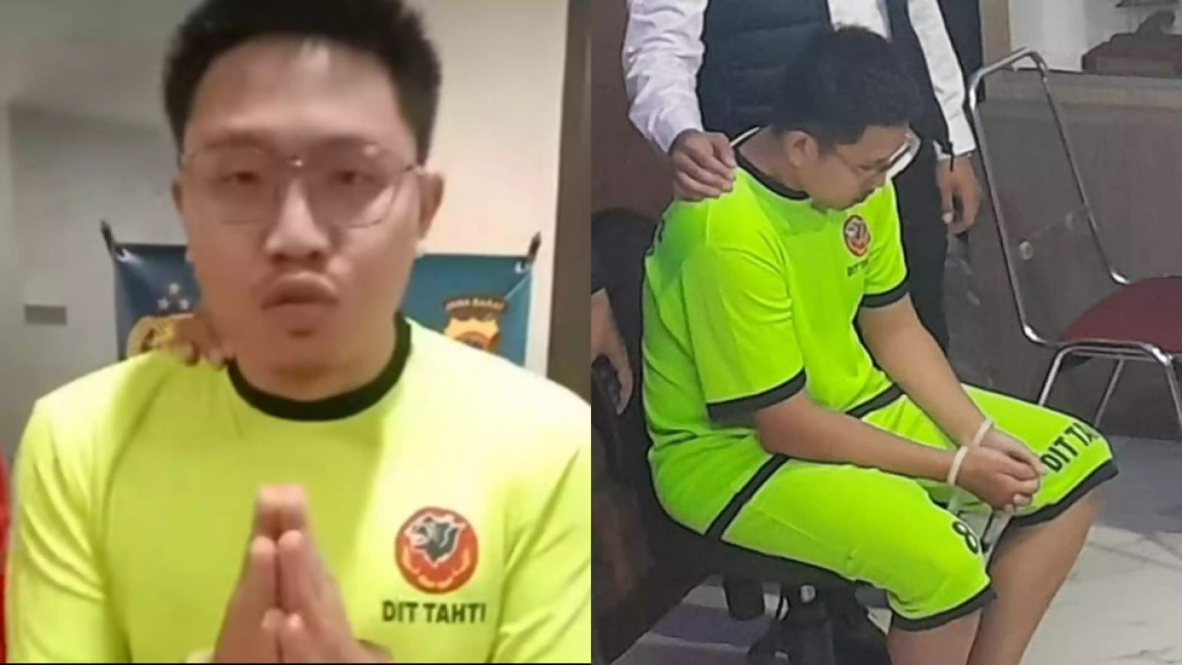 Tangan Sudah Diborgol, Resbob sampai Sungkem, Memelas Minta Maaf ke Seluruh Masyarakat Suku Sunda