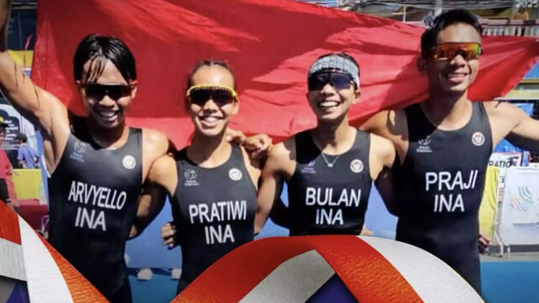 Tim Triathlon Indonesia di SEA Games 2025