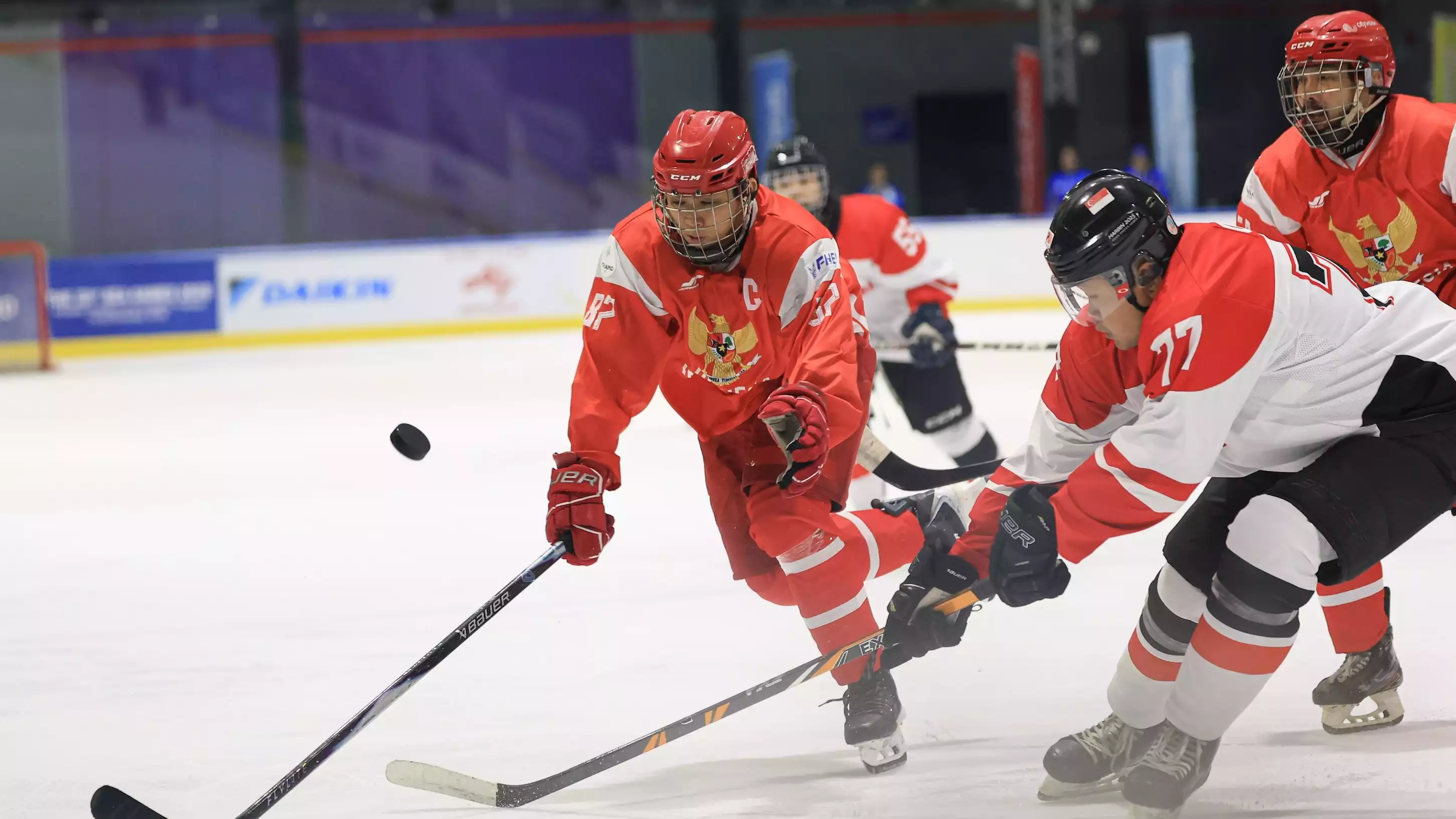 Timnas Hoki Es Putra Indonesia di SEA Games 2025