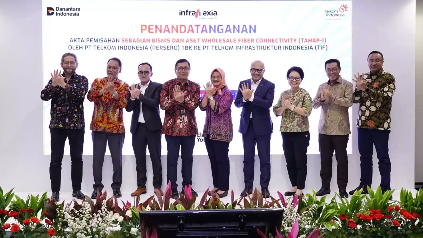 Telkom Resmi Teken Akta Spin-Off, InfraNexia Jadi Mesin Pertumbuhan Baru Infrastruktur Digital TelkomGroup