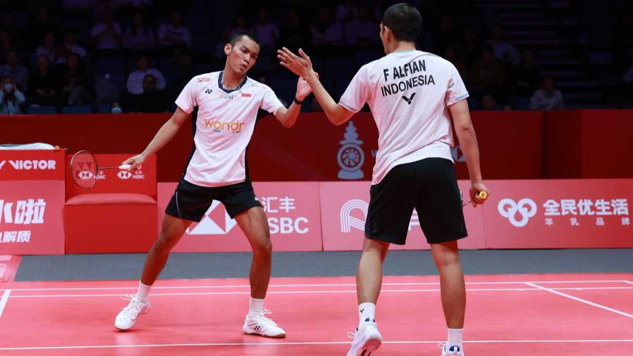 Ganda Putra Indonesia, Fajar Alfian/Moh Shohibul Fikri di BWF World Tour Finals 2025