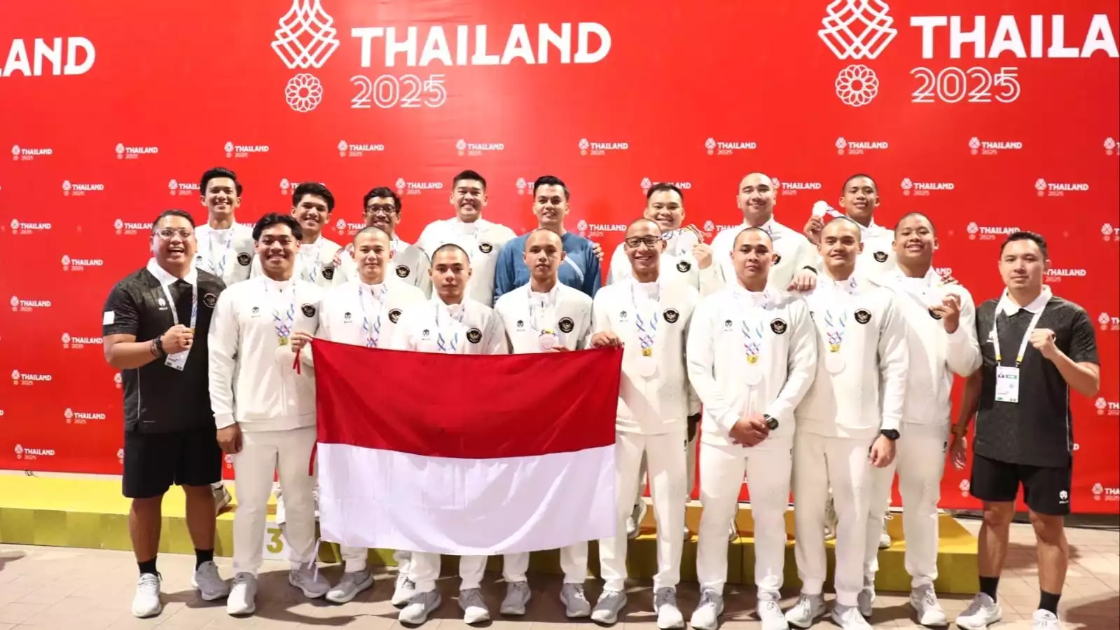 Tim Polo Air Putra Indonesia berhasil meraih medali perak di SEA Games Thailand 2025.