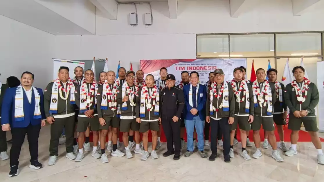 Tim Polo Air Putra Indonesia tiba di Tanah Air