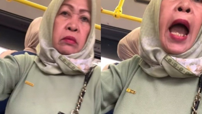 Seorang ibu-ibu mengamuk dan memaki penumpang Transjakarta setelah tidak dikasih kursi non-prioritas