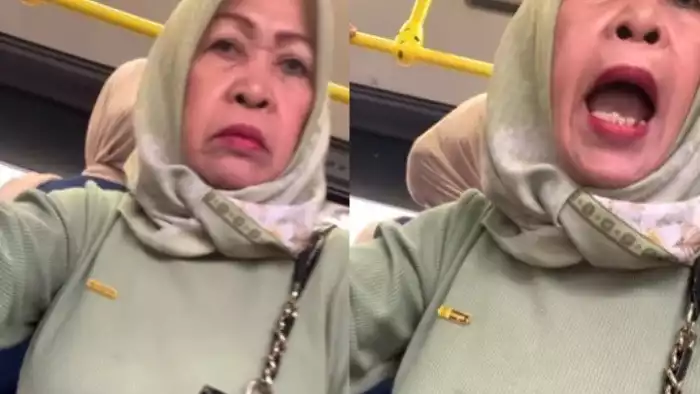 Seorang ibu-ibu mengamuk dan memaki penumpang Transjakarta setelah tidak dikasih kursi non-prioritas