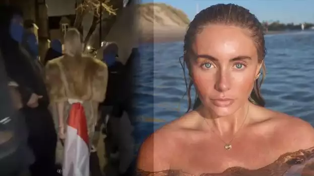 Usai Berulah di Bali, Bintang Film Porno Bonnie Blue Lecehkan Bendera Merah Putih di Depan KBRI London