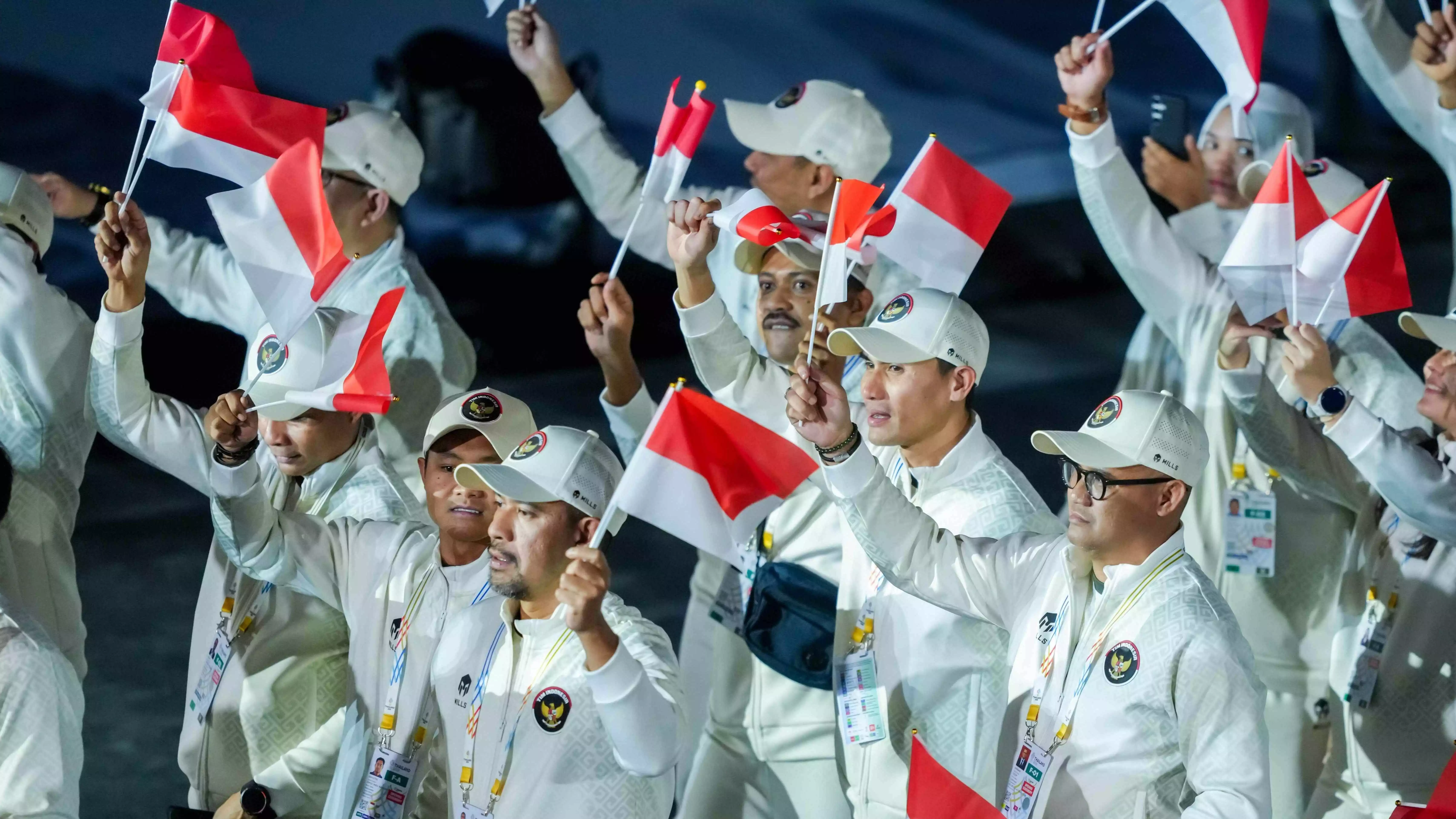 Kontingen Indonesia di Opening Ceremony SEA Games 2025