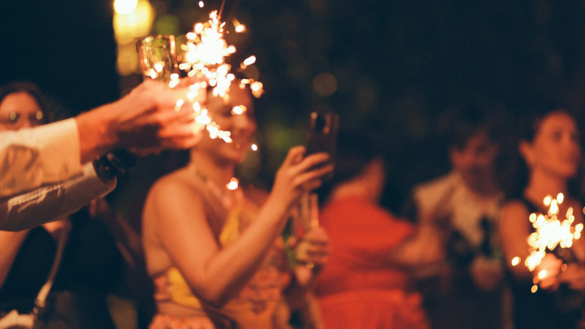 ilustrasi pesta tahun baru