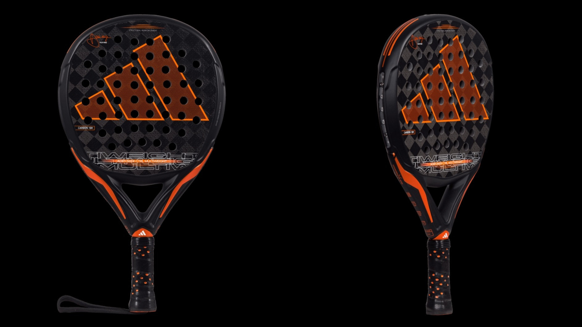 Raket padel Adidas Adipower Multiweight Ctrl 3.3 Racket - Álex Ruiz