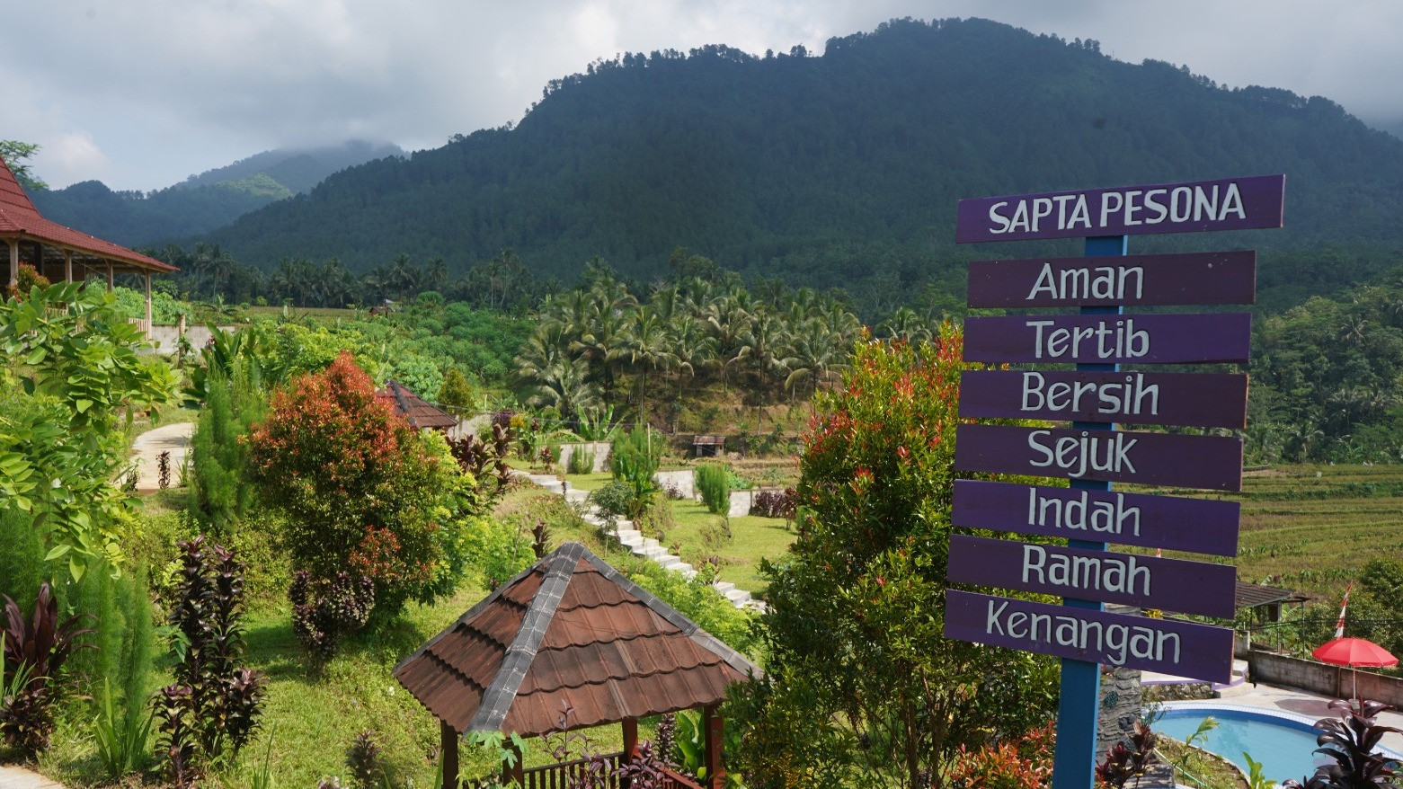 Objek Wisata Taman Cempulutan di Desa Kramat, Kabupaten Purbalingga